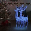 Kalėdinės dekoracijos elniai, 2vnt., 180cm, akrilas, 250 LED