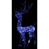 Kalėdinės dekoracijos elniai, 3vnt., 120cm, akrilas, mėlyni
