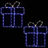 Kalėdinės langų dekoracijos (siluetai) LOVIISA 2 vnt. 160 LED