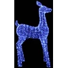 Kalėdinis LED elnio figūros apšvietimas LOVIISA 900 LED Mėlyna