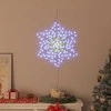 Kalėdinis snaigė su 156 LED Mėlyna 55.5 x 55.5 x 0.75cm PVC