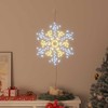 Kalėdinis snaigė su 180 LED Šilta balta 56 x 49 x 0.7 cm PVC