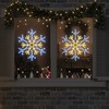 Kalėdinis snaigė su 180 LED Šilta balta 56 x 49 x 0.7 cm PVC