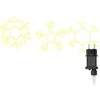Kalėdų snaigė su 252 LED Šilta balta 44,5 x 38 cm PVC