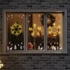 Kalėdų snaigė su 252 LED Šilta balta 44,5 x 38 cm PVC