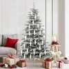 Kalėdinis spiralinis kamuolys 40 vnt. Balta 3 x 11 cm Plastmasė