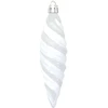 Kalėdinis spiralinis kamuolys 40 vnt. Balta 3 x 11 cm Plastmasė