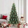 Kalėdinis spiralinis kamuolys 40 vnt. Žalia 3 x 11 cm Plastmasė