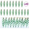 Kalėdinis spiralinis kamuolys 40 vnt. Žalia 3 x 11 cm Plastmasė