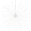 Kalėdinis šviestuvas fejerverkas, 140 šaltų baltų LED, 17cm