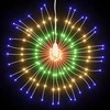 Kalėdinis šviestuvas fejerverkas, 140 spalvotų LED, 17cm