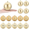 Kalėdinių kamuoliukų rinkinys XL 15 vnt. Auksinė Skersmuo 10 cm