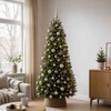 Kalėdinių Kraitės Rinkinys 120 vnt. Pilka Ø 6 cm Plastmasė