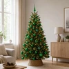 Kalėdinių Kraitės Rinkinys 120 vnt. Žalia Ø 6 cm Plastmasė