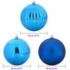 Kalėdų Burbulų Rinkinys XL 15 pcs Mėlyna Plastmasė