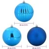 Kalėdinis Kabinamas Rinkinys XXL 4 pcs Mėlyna Plastmasė