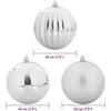 Kalėdų Rūkelių Rinkinys XXL 4 pcs Sidabro Plastmasė