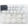 Kalėdinių Kraitės Rinkinys su 150 LED 61 pcs Balta Plastmasė