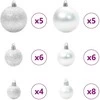 Kalėdinių Kraitės Rinkinys su 150 LED 61 pcs Sidabro Plastmasė