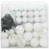Kalėdinių Kraitės Rinkinys su 300 LED 120 pcs Balta Plastmasė