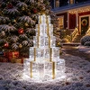 Kalėdinių LED dovanų dėžučių rinkinys 250 LED Šalta balta