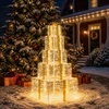 Kalėdinių LED dovanų dėžučių rinkinys 250 LED Šilta balta