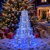 Kalėdinių LED dovanų dėžučių rinkinys 250 LED Mėlyna