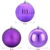 Kalėdinių rutulių rinkinys XXL 3 vnt. Alyvos Ø 25 cm Plastmasė