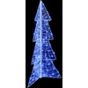 Kalėdų eglutė 100 LED Mėlyna 120 cm Akrilas