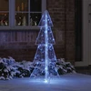 Kalėdų eglutė 100 LED Mėlyna 120 cm Akrilas