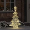 Kalėdų eglutė 100 LED Šilta balta 120 cm Akrilas