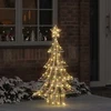 Kalėdų eglutė 120 LED Šilta balta 120,5 cm PET