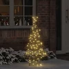 Kalėdų eglutė 120 LED Šilta balta 150 cm Ratanas