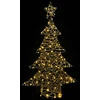 Kalėdų eglutė 120 LED Šilta balta 150 cm Ratanas