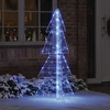 Kalėdų eglutė 160 LED Mėlyna 150 cm Akrilas