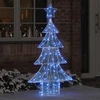 Kalėdų eglutė 160 LED Mėlyna 150 cm Akrilas