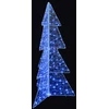 Kalėdų eglutė 160 LED Mėlyna 150 cm Akrilas