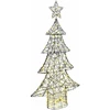Kalėdų eglutė 160 LED Šilta balta 150 cm Ratanas