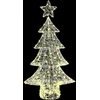 Kalėdų eglutė 160 LED Šilta balta 150 cm Akrilas