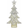Kalėdų eglutė 160 LED Šilta balta 150 cm Ratanas