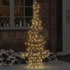 Kalėdų eglutė 160 LED Šilta balta 150 cm Ratanas