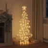 Kalėdų eglutė 160 LED Šilta balta 151 cm PET