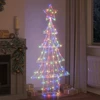 Kalėdų eglutė 240 LED Įvairiaspalvis 180 cm Akrilas