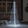 Kalėdų eglutė 240 LED Šaltas baltas 180 cm Akrilas