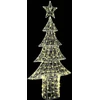 Kalėdų eglutė 240 LED Šilta balta 150 cm Akrilas