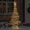 Kalėdų eglutė 240 LED Šilta balta 180 cm Ratanas
