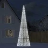 LED Kalėdų eglutė 1534 LED šaltai balta 500 cm