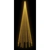 Kalėdų eglutė ant vėliavos stiebo, 500cm, 732 šiltos baltos LED