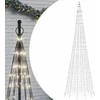 LED Kalėdų eglutė 1534 LED šaltai balta 500 cm