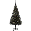 Kalėdų eglutė Juoda 120 cm PVC